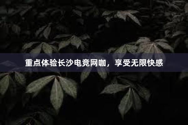 重点体验长沙电竞网咖，享受无限快感